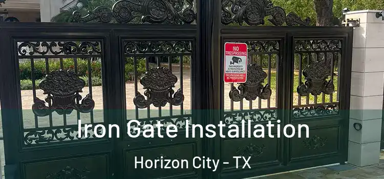 Iron Gate Installation Horizon City - TX